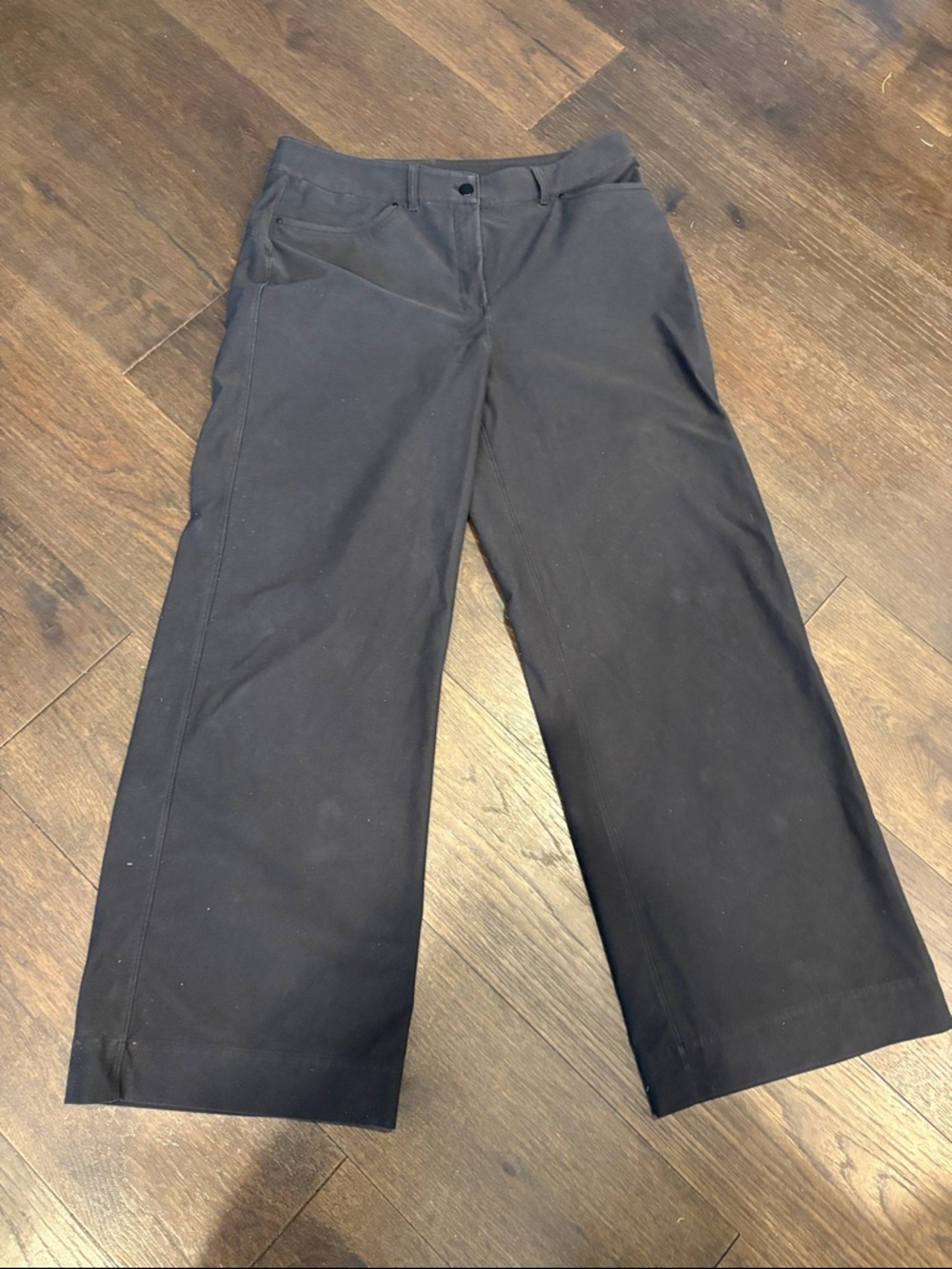 Men's lululemon Black Wide-Leg Chino Pants